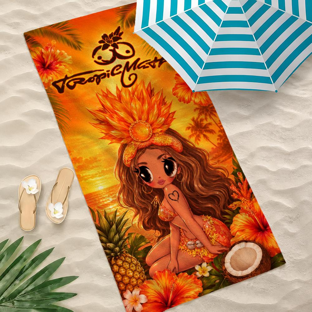 Album K-KAROL G Tropicoqueta Towel Towel beach towel, quick drying absorbent bath towel for Swim,Gym,Camping,Outdoor hot