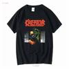 Ремейк 2-сторонний Kreator обновление 92 Футболка плотный хлопок TE6056 винтаж Стирка Унисекс дизайнерская одежда Повседневная Мягкий homme Стильный