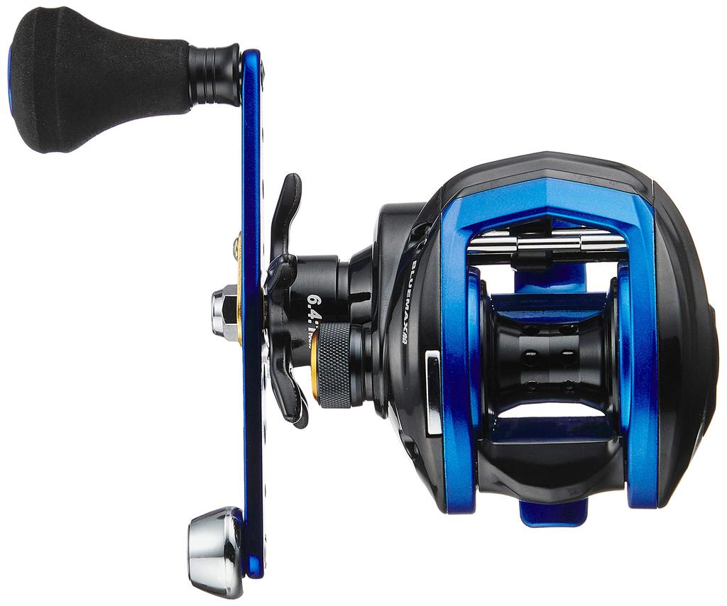 AbuGarcia BLUEMAX Boat Power Handle Baitcasting Reel for Boat Fishing 3-L Left-Handed Double-Axis