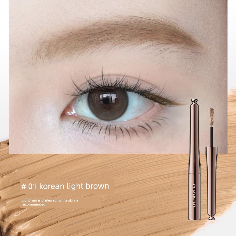 Sanzitang Eyebrow Dye Cream Brown Gentle Korean Style Light Eyebrow Waterproof Sweatproof Red Brown Long-Lasting Wild Eyebrow Beginner Genuine Product