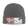 Gon And Killua HXH Hunter x Hunter Warm Knitted Cap Hip Hop Bonnet Hat Autumn Winter Outdoor Beanies Hats for Unisex Womenx Adult