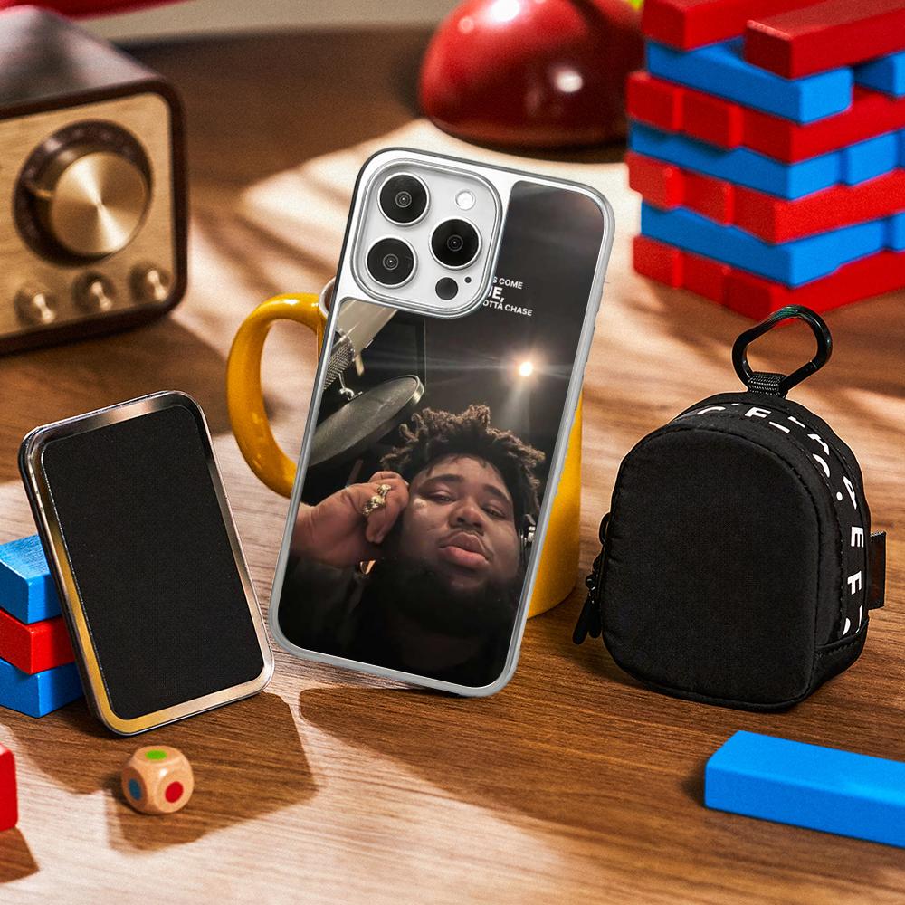 Модный крутой чехол для телефона с постером рэпера Rod Wave для iPhone 16 15 14 13 12 11 Pro Max, защитный чехол из овчины с серебристой окантовкой