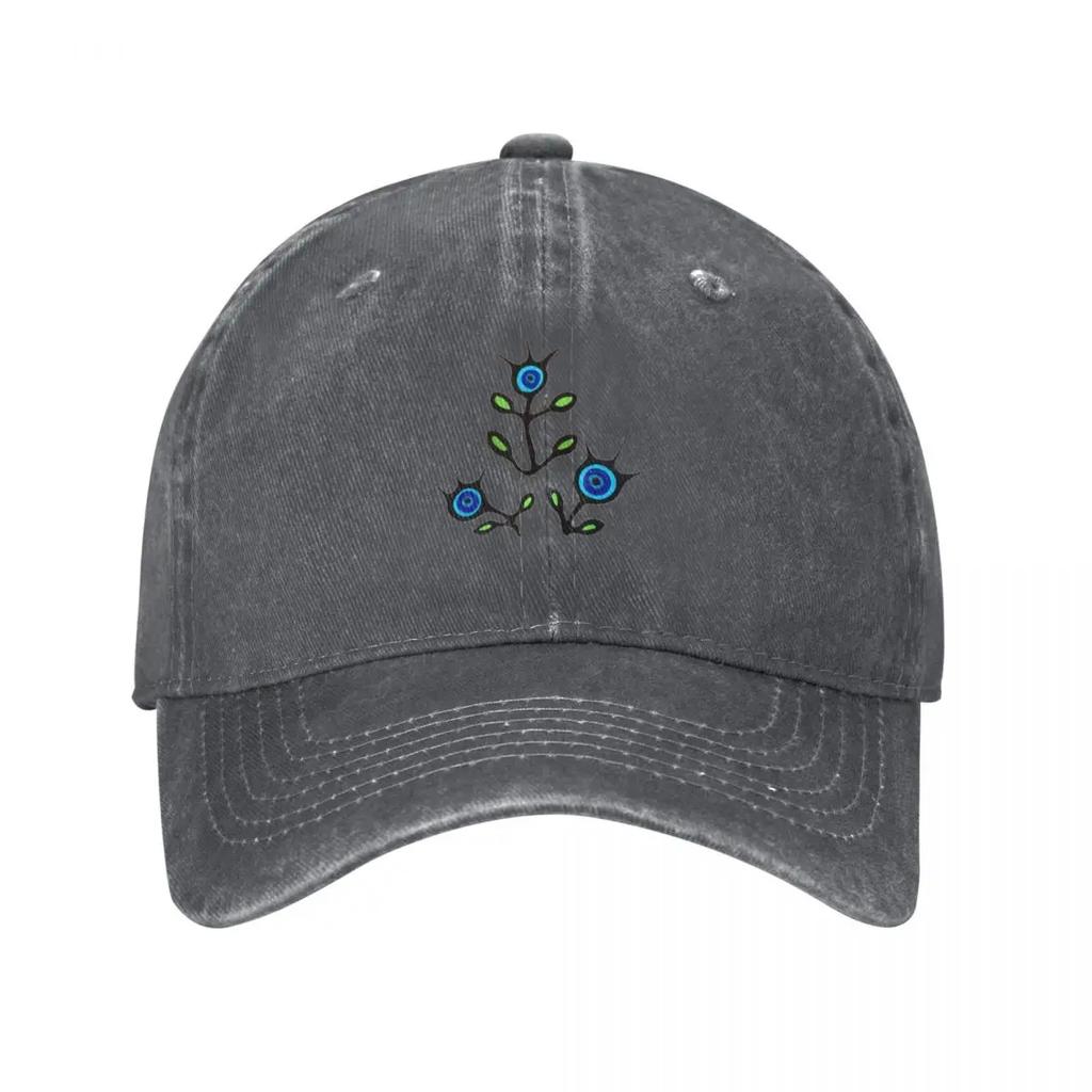 woodland blueberry print Baseball Cap luxury Women cap New Hat Funny hats Sunscreen Women Caps Unisexs