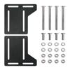 Universal Headboard Adapter 2 Pieces Heavy Duty Metal Adapter With Hardware Headboard Bed Frame Brackets For Wall Sleep Cave