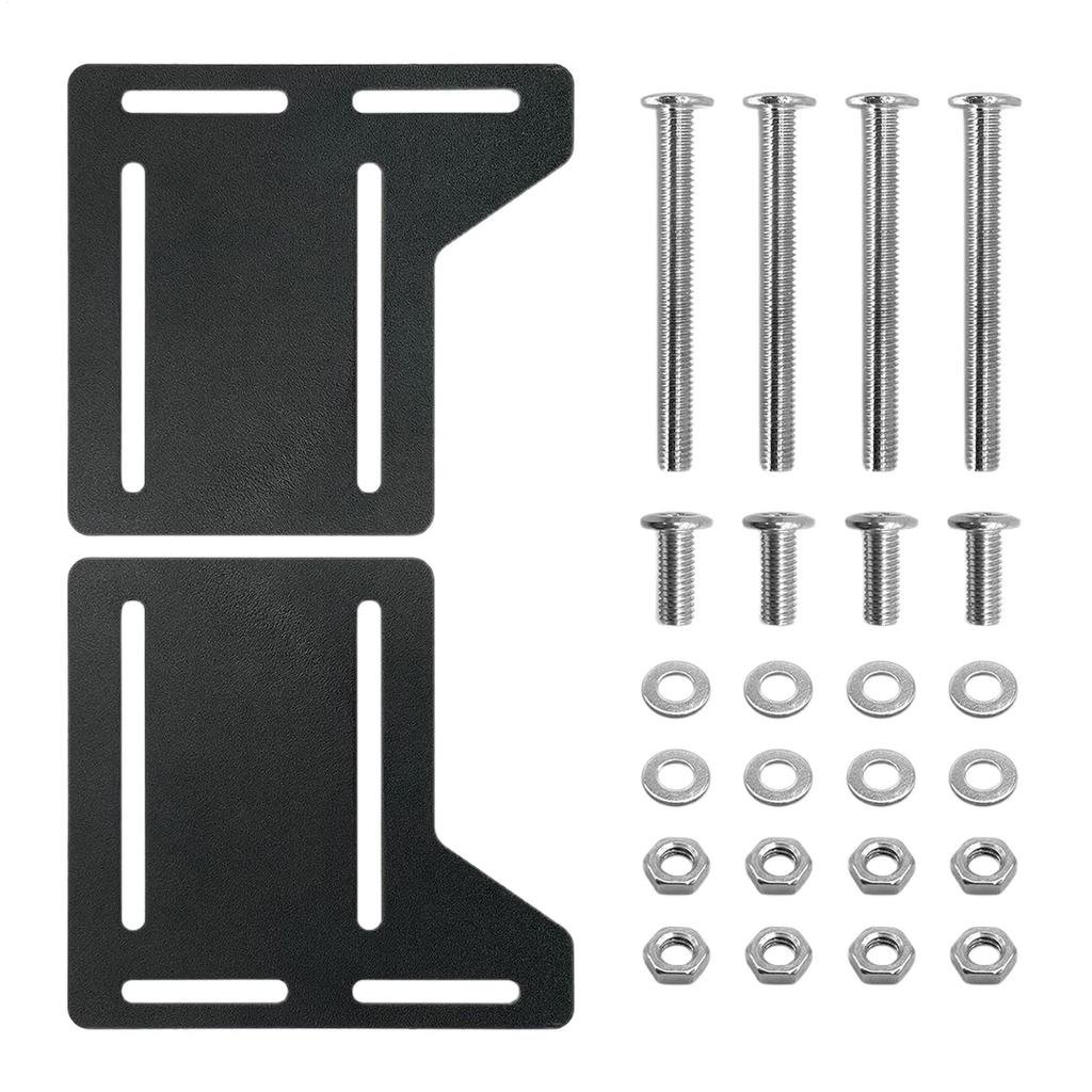 Universal Headboard Adapter 2 Pieces Heavy Duty Metal Adapter With Hardware Headboard Bed Frame Brackets For Wall Sleep Cave