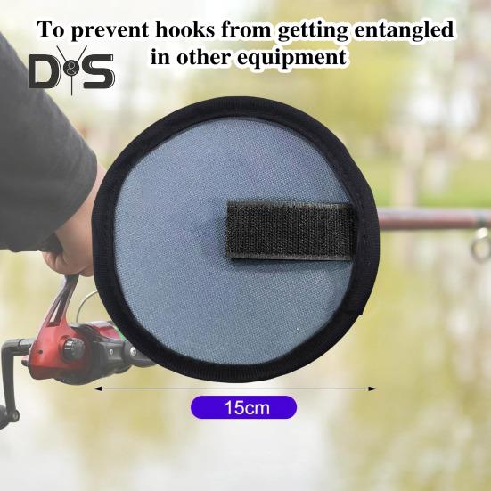 1/2/4/6/8 шт. рыболовная приманка водонепроницаемая ткань Оксфорд чехол для удочки защитный щиток для рыболовного крючка рыболовные принадлежности