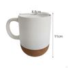 Coffee Mug Big Comfortable Handle Matte Xmas Present Ceramic Tea Cup for Men Husband