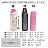 COLORFUL CANDY STYLE Water Bottle Cover for Girls and Kids, Case Holder, Shoulder Strap, Mimosa Fleur, Size L, N7322610