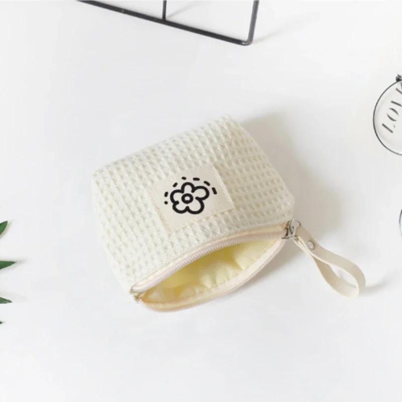 Милый цветок Мягкий квадратный монетница кошелек для денег сумка на запястье Портативный мини помада органайзер автобус удостоверение личности кредитные карты сумки