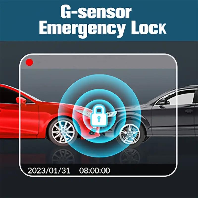 3-канальная видеокамера для автомобиля спереди, сзади и внутри, 1080P Full HD видеорегистратор для автомобилей, тройная автомобильная камера с картой, 2,0'' IPS HD экран