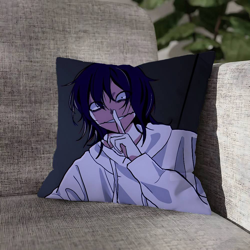 Жуткий городской убийца Джефф Наволочка для диванного декора Автомобиль Офис Комната Принт Наволочка Украшения и Защитник