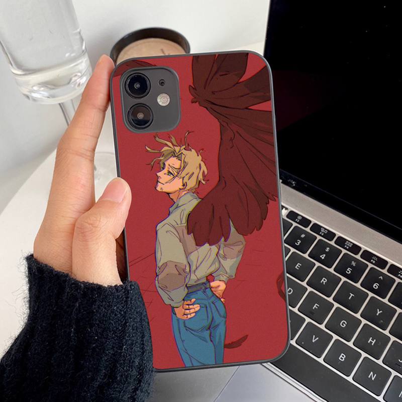 Чехол для телефона Anime MHA Hawks BNHA для iPhone 11 12 13 mini pro XS MAX 8 7 6 6S Plus X 5S SE 2020 XR