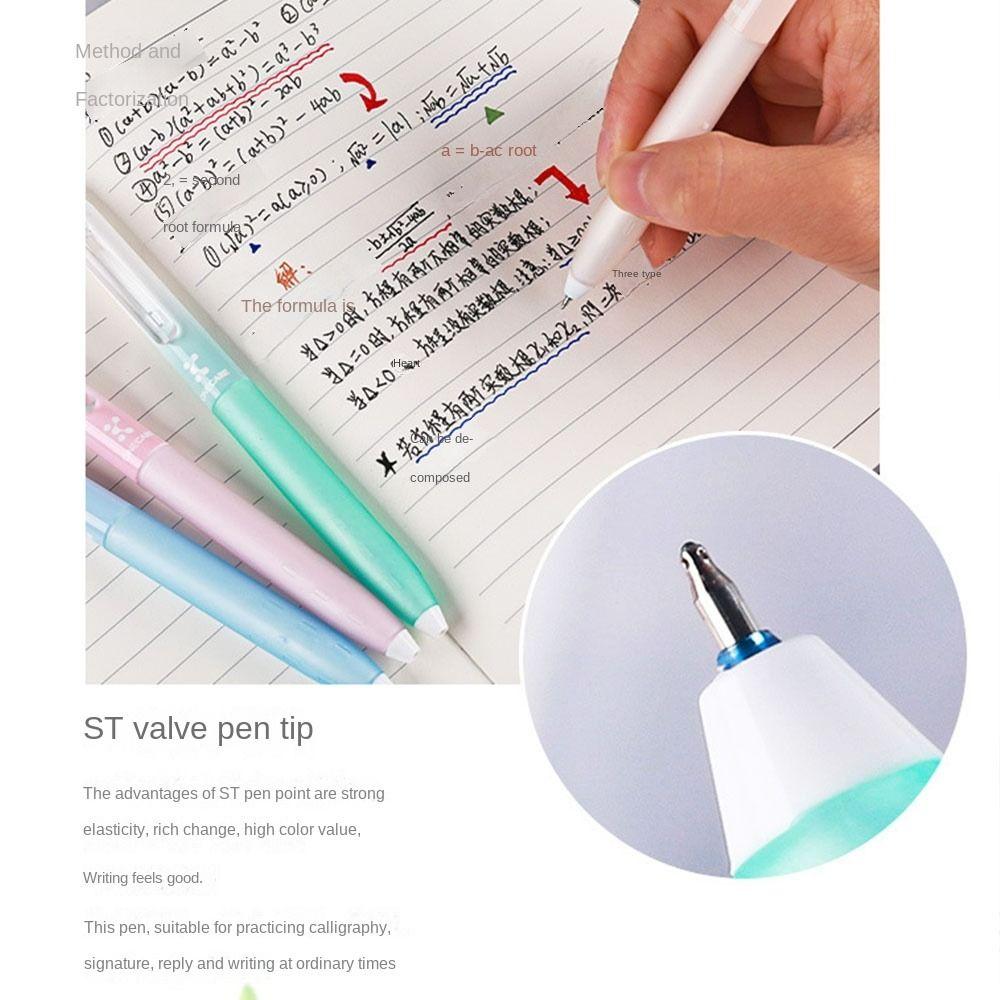 Полностью игольчатая ручка-пресс Стираемая ручка Школьные офисные канцелярские товары Термочувствительная стираемая ручка