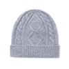 Winter Hat Warm Knitted Thick Cap for Women Sheep Wool Twist Hat Cashmere Handle Jacquard Hat