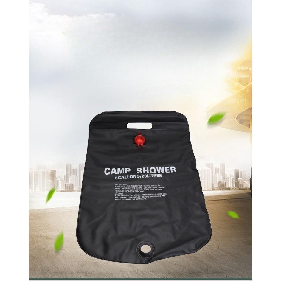 Сумка для душа на открытом воздухе для кемпинга, 20 л, сумка для солнечной горячей воды, портативная сумка для душа и охлаждения воды