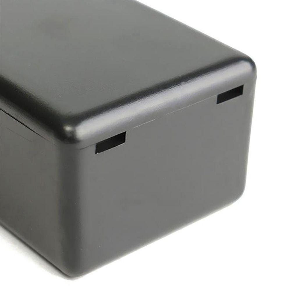 1/2pcs Plastic Waterproof Black DIY Housing Instrument Case Plastic Electronic Project Box Electric Supplies