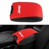 LEXLEYS Console Box Box for Jeep Unlimited JK and Red Cover/Armrest Wrangler/Wrangler (Custom Fit) - Customizable, Stain-Resistant, Scratch-Resistant,