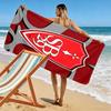 Brest Soul Print Beach Towel, Large Soft Quick Dry Towel for Beach Camping Swimming