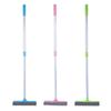Window Cleaner with Retractable Handle Glass Doors Mirrors Natural Rubber Scraper Adjustable Length Window Wiper