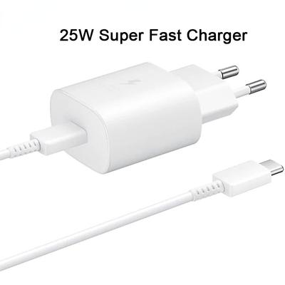 Зарядное устройство для быстрой зарядки 25 Вт для Samsung Galaxy S22 S23 S21 S20 A72 A53 A33 A52 A32 F52, кабель типа C, сверхбыстрый для Samsung Galaxy S10 S9 S8