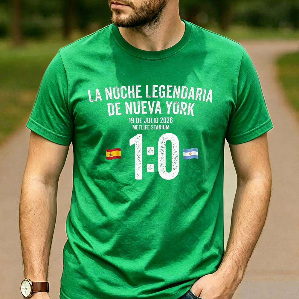 10 Spain vs Argentina Graphic Print Cotton T Shirt Unisex Unisex Unisex Crew Neck Short Sleeve Sports Match Streetwear Daily Tops