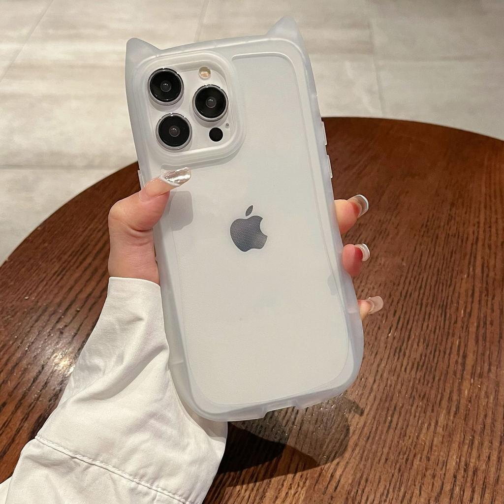 Кошачьи ушки Простые и Продвинутые Подходят для чехла для мобильного телефона Apple 11 Защитный чехол для iPhone15promax 14pro13 12