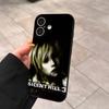 Чехол для телефона Horror Games S-Silent H-Hill для IPhone 17 16 15 14 13 12 11 Pro Max Plus Mini Силиконовый Черный Чехол
