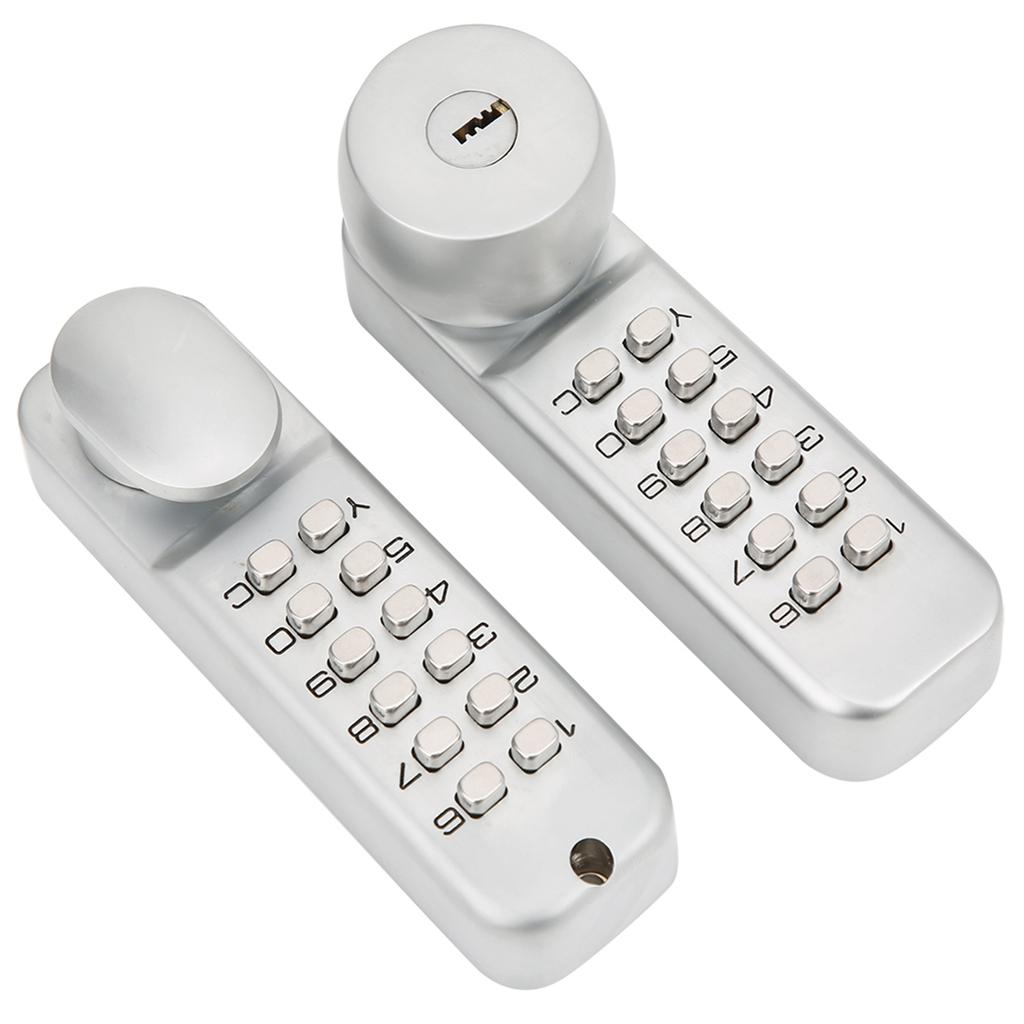 Двусторонний механический парольный замок с ключами для двери во двор Кодовый замок Товары для дома