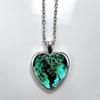 1Pc Zelda Breath of the Wild Heart Pendant Necklace, Anime Alloy Trendy Clavicle Chain