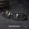 Авангардная личность Авангардные солнцезащитные очки Мужские Темные Ручной работы Venom Вечерние Стильные Очки Тренд Зеркальные Женские Панк Зеркальные Ф