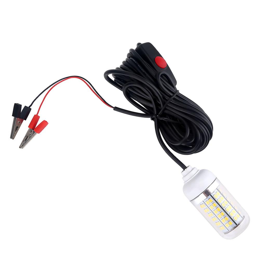 12V Уличный светодиодный погружной подводный фонарь для ночной рыбалки (желтый)