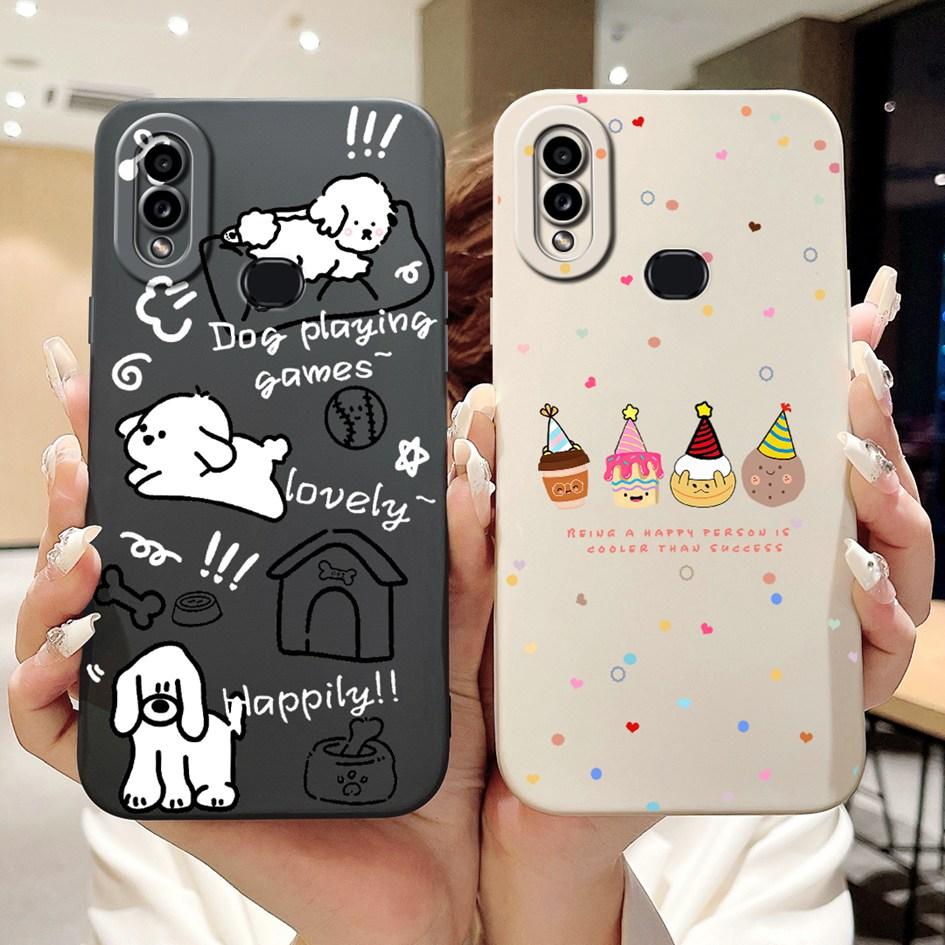 For Samsung Galaxy A10s Case SM-A107F Cover Creative Panda Cartoon Soft Silicone Phone Cases on Samsung A10 SM-A105F M01s Bumper