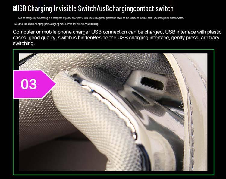 Модные Высокие Скейтбордические Кроссовки со Светодиодной Подошвой и USB-Зарядкой