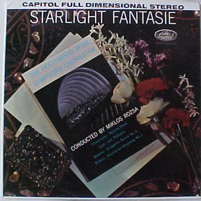 LP Record HOLLYWOOD BOWL SYMPHONY ORCHESTRA C - Starlight Fantasie P8553 CAPITOL 1960 US Classical Used