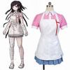 Scione Mikan Tsumiki Косплей Аниме Danganronpa Dangan Ronpa 2 Косплей Костюм Женский комплект одежды платье
