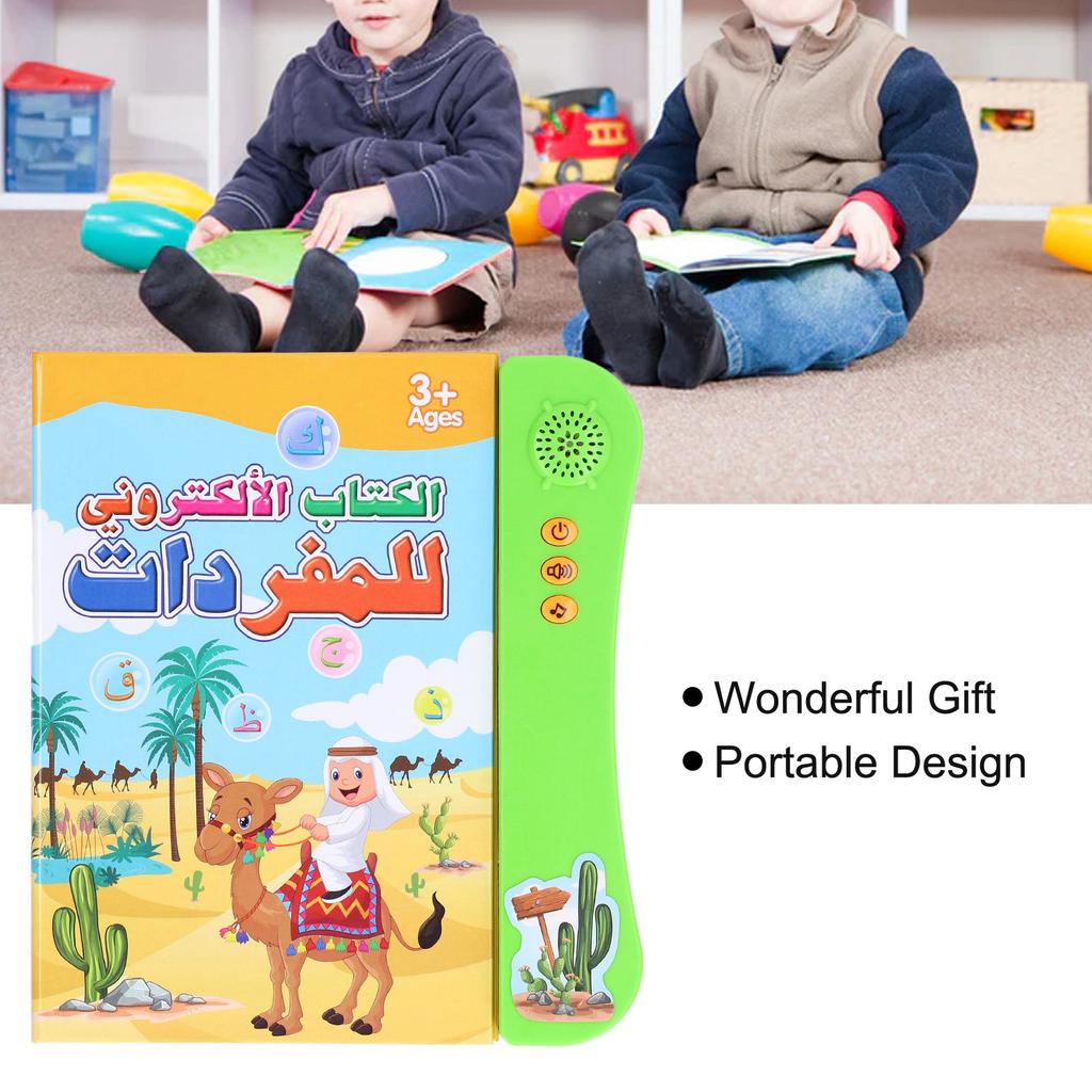 Children Arabic Sound Book Funny Interactive Electronic Learning Book Educational Toy Birthday Gift
