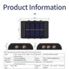 Solar LED Wall Lamp Outdoor Waterproof Up and Down Luminous Lighting Garden Decoration Solar Lights Stairs Fence Sunlight Lamp