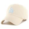 Casquette Strapback CLEAN UP Los Angeles Dodgers - 47 Brand - Homme - Blanc
