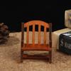 1/12 Dollhouse Miniature Wooden Mini Rocking Chair Model Furniture Accessories For Doll House Decor Kids Pretend Play Toys DIY