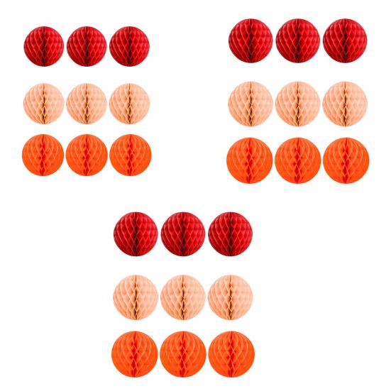 3 шт. праздничная бумага сплошной цвет свадебные цветы шары изысканные украшения товары для вечеринок