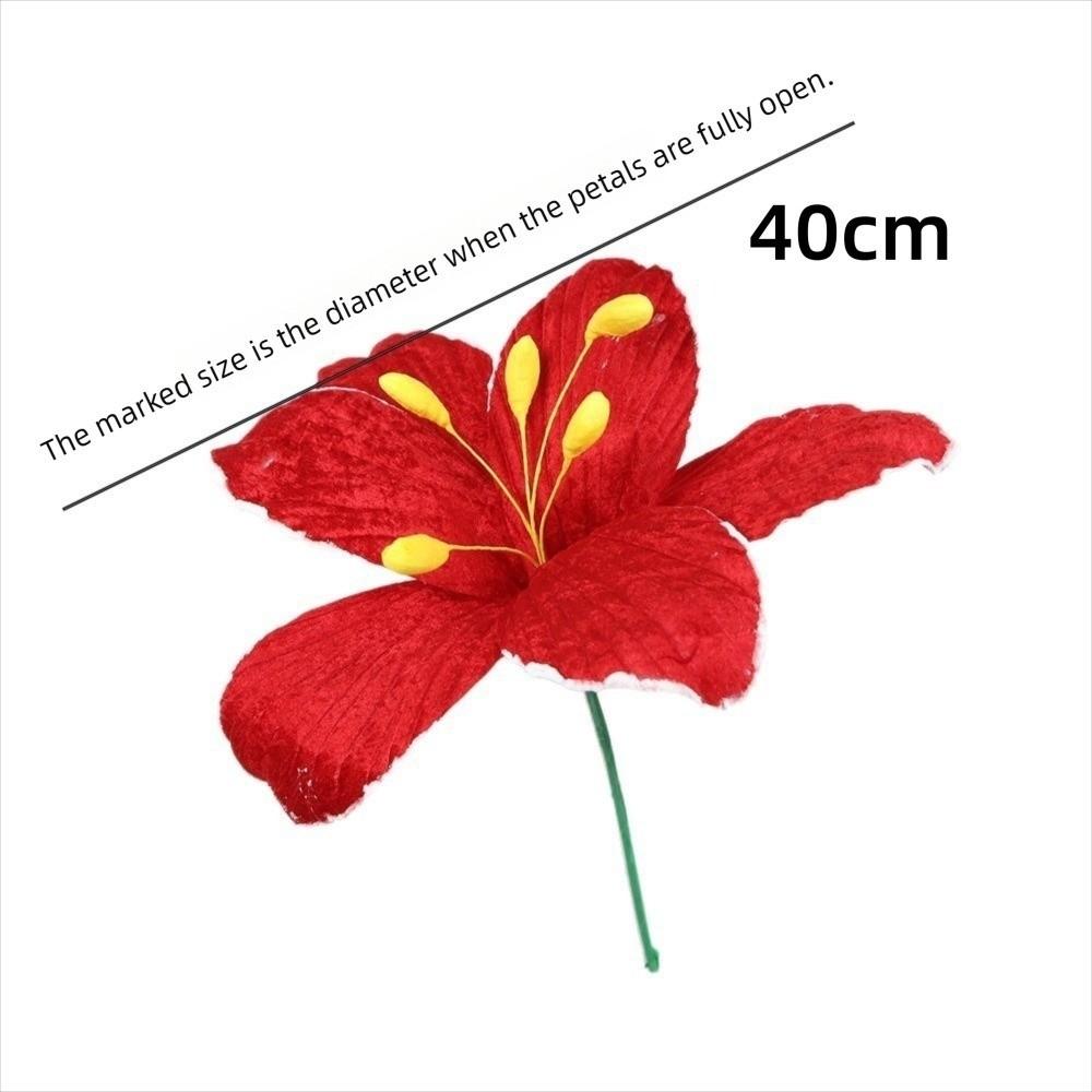 Foam Material Velvet Flower Large Scale Base Flowers Runway Decoration Fake Flowers Event Venue