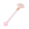 2 in 1 Face Massage Roller Quartz Stone Facial Lifting Skin Care Roller Tool for Home Use