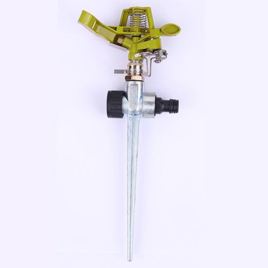 Sprayer Nozzle with Pin Direction Adjustment 360 Degrees Rotating Far Distance Large Area Sturdy Rocker Nozzle Garden Supply