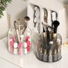 Transparent Cosmetics Rotary Storage Box Large Capacity Pencil Tube  Dressing Table