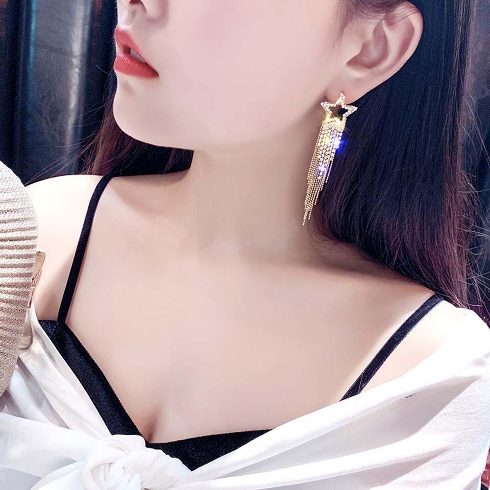 Accessories Gift For Women Gold Silver Color Jewelry Dangle Earring Drop Earrings Stud Earrings