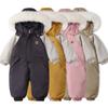 Snowsuit for Kids Toddler One Piece Snowsuit Ski Suits Girls and Boys Hooded Waterproof Jumpsuits Overalls Winter Warm Snowboard Coat Outdoor Jackets