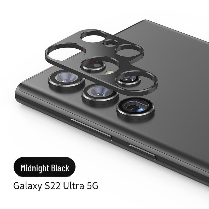 Защитная металлическая наклейка для объектива S22 Ultra/S22+ – полное покрытие, защита от царапин