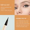 Focallure Superfine Liquid Eyeliner Pencil Black Soft Waterproof Long-Lasting Eyes Makeup Cosmetic