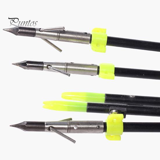 Лук для стрельбы из лука, рыболовные стрелы, безопасные направляющие, комплект аксессуаров, портативный, легко носить с собой, набор слайдеров с наконечником для стрел в надежной упаковке