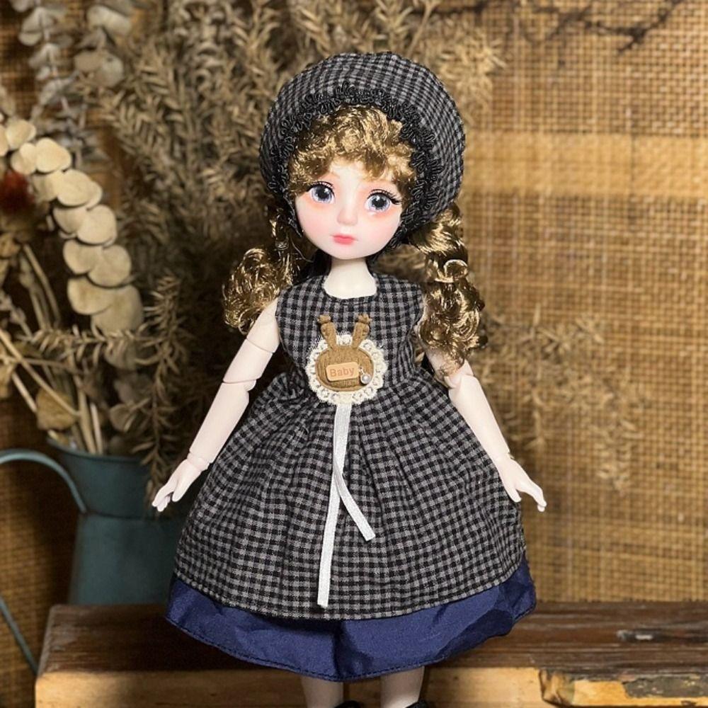 1 Набор 1/6 SD 30см Bjd Кукла с Одеждой Длинные Волосы Привлекательные Глаза Платье Принцессы BJD Куклы Элегантные Шаровые